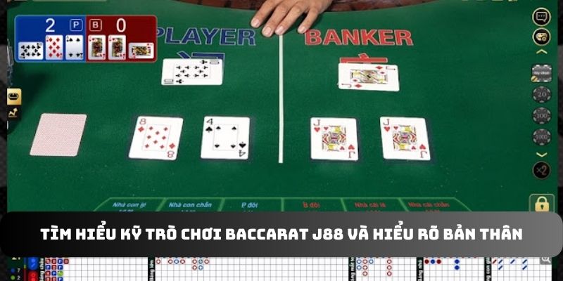 Tìm hiểu kỹ trò chơi Baccarat J88 và hiểu rõ bản thân