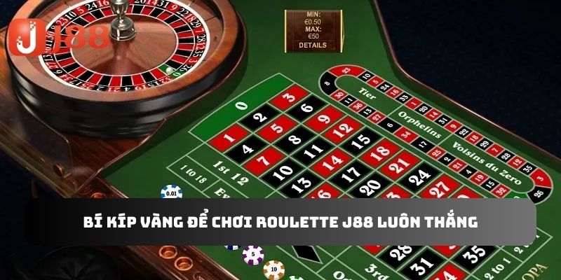 Bí kíp vàng để chơi roulette J88 luôn thắng